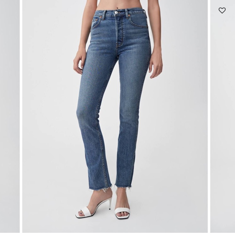 Re/Done Jeans Comfort Stretch Double Needle Long